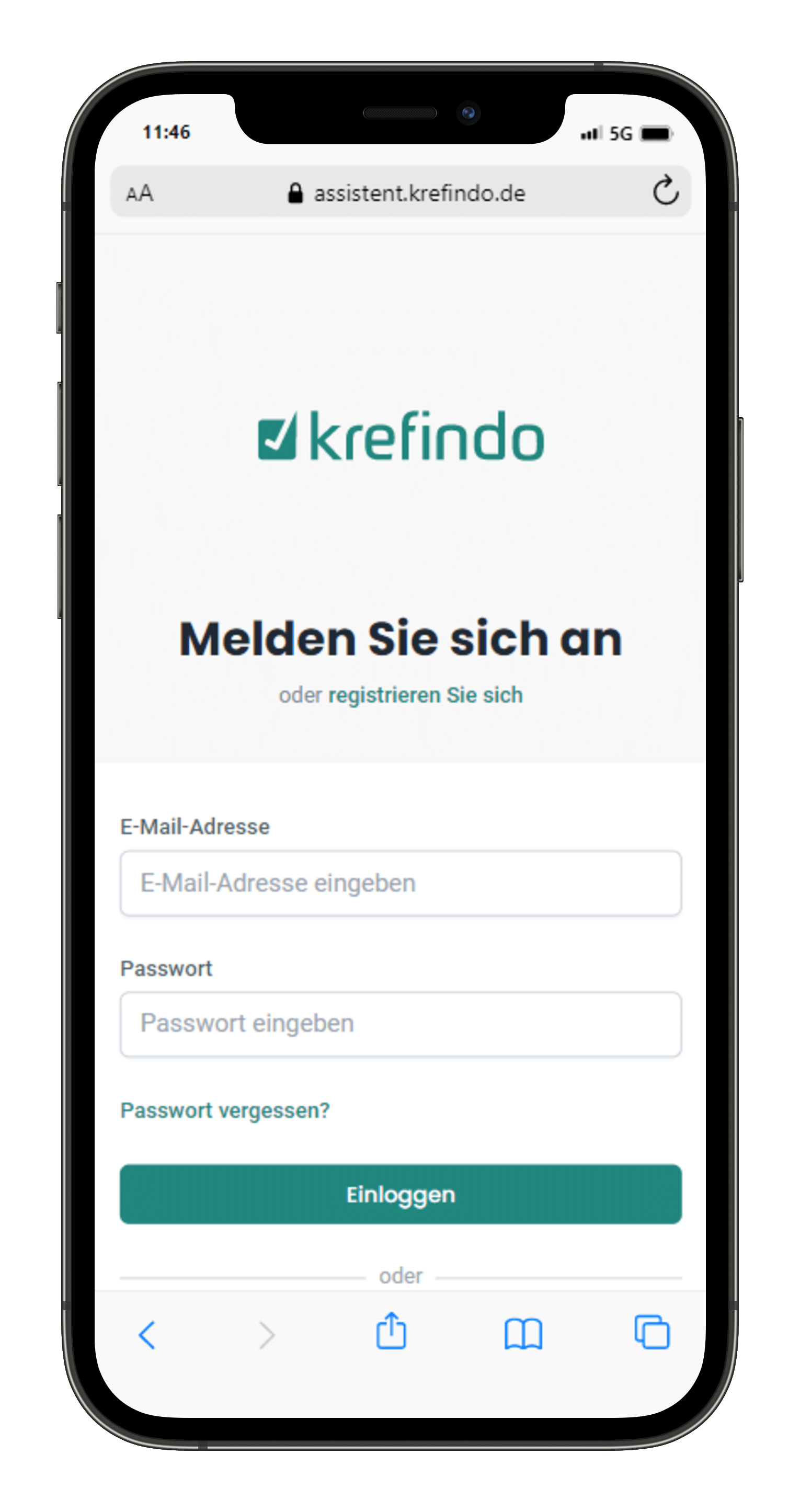 Krefindo Web App